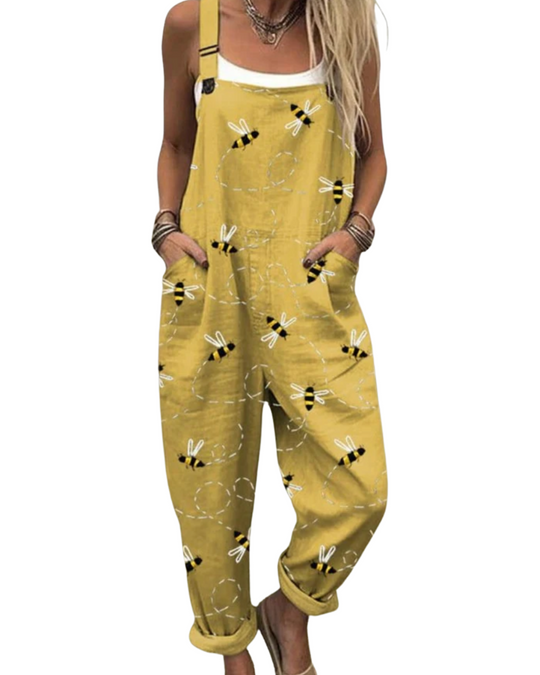 Zerva | Vintage-Jumpsuit im Frühlingsstil