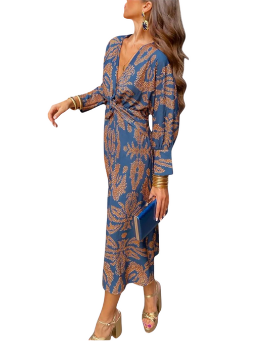 Oriana | Elegantes Kleid mit langen Ärmeln