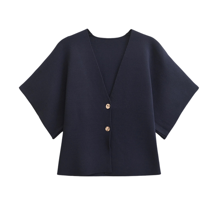 Jade | Minimalistische, elegante Bluse mit Knopfleiste
