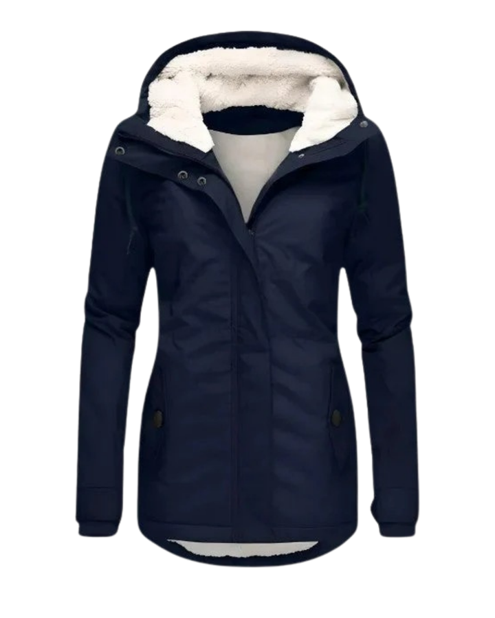 Amélie | Wasserdichte Winterjacke mit Kapuze