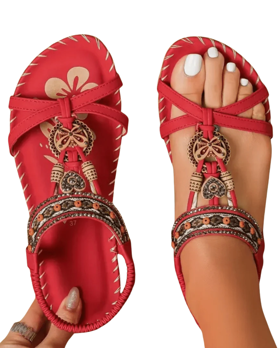 Sienna | Orthopädische Sandalen im Ibiza-Stil