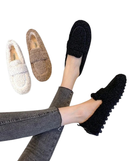 juna™- Luxus-Lammwoll-Pantoffeln – Warm & Rutschfest