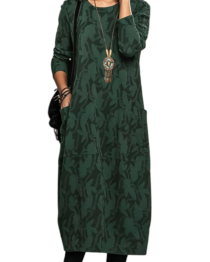 Madeleine | Elegantes Winterkleid – warm & stilvoll