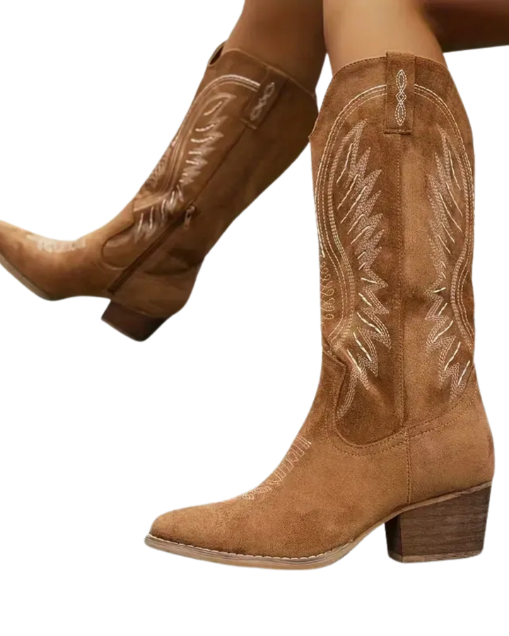 Lunas Wild Spirit Bestickte Westernstiefel
