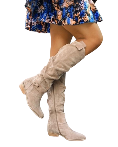 Lina – Bequeme, warme Wildlederstiefel für Damen