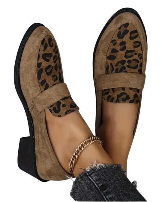 Karla | Elegante Damenschuhe mit Leopardenmuster