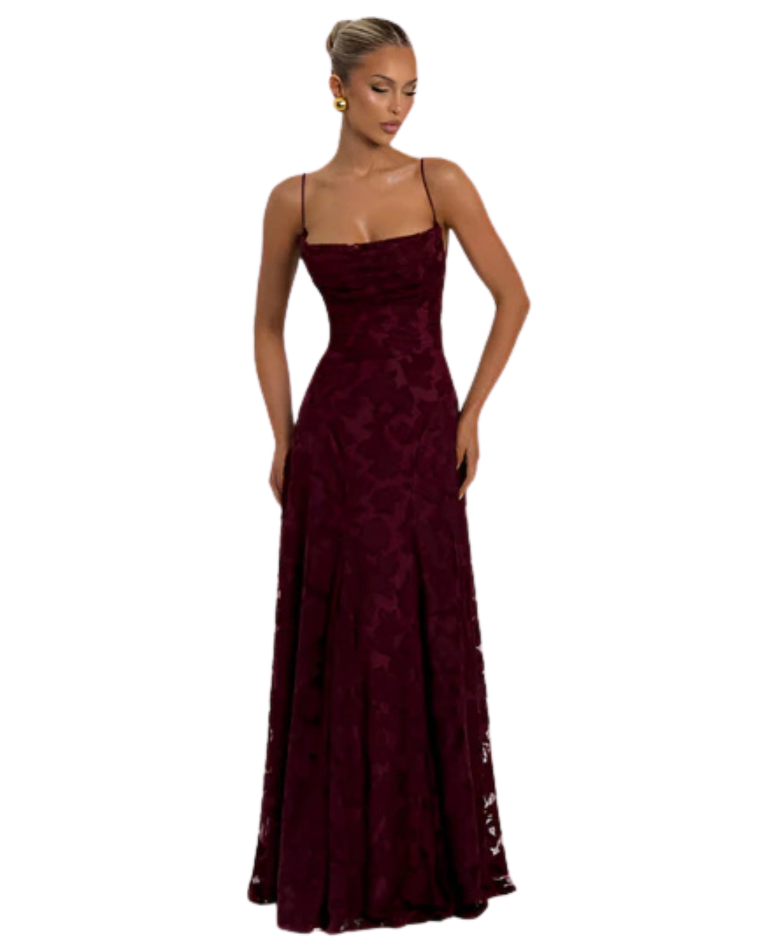 Francisa | Spitzenkorsett-Maxikleid