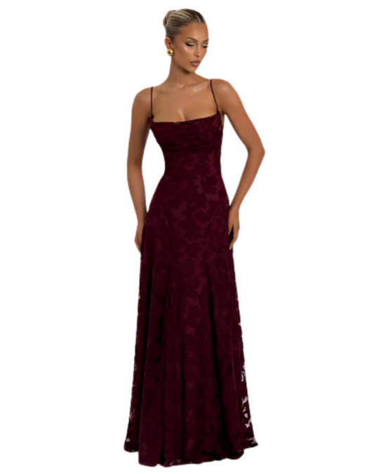 Francisa | Spitzenkorsett-Maxikleid