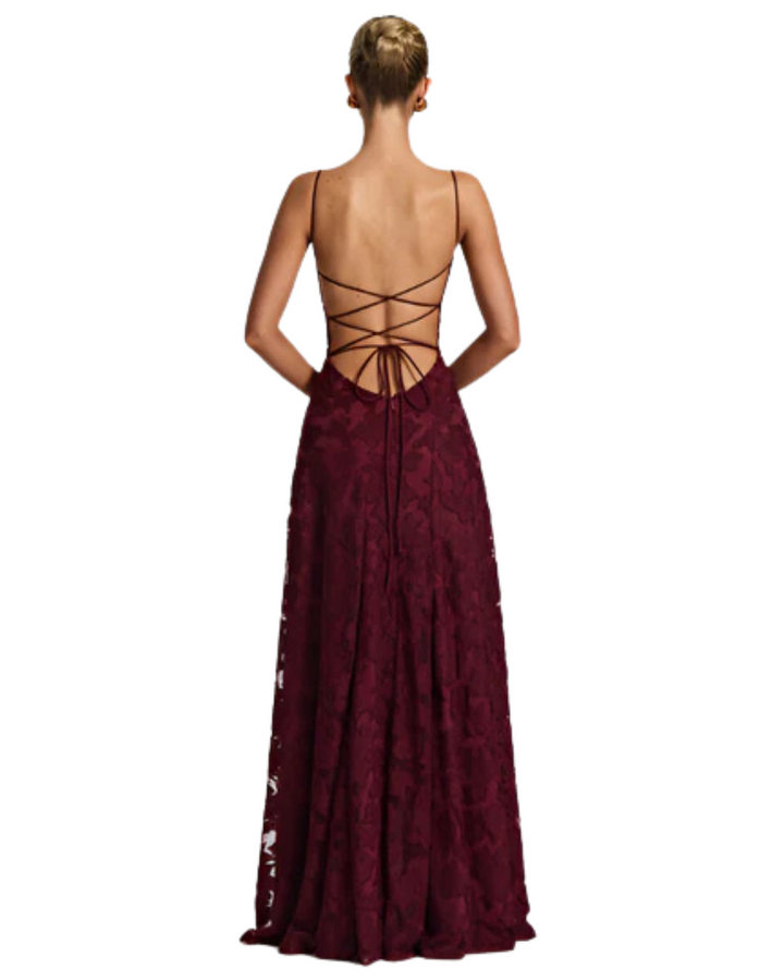 Francisa | Spitzenkorsett-Maxikleid