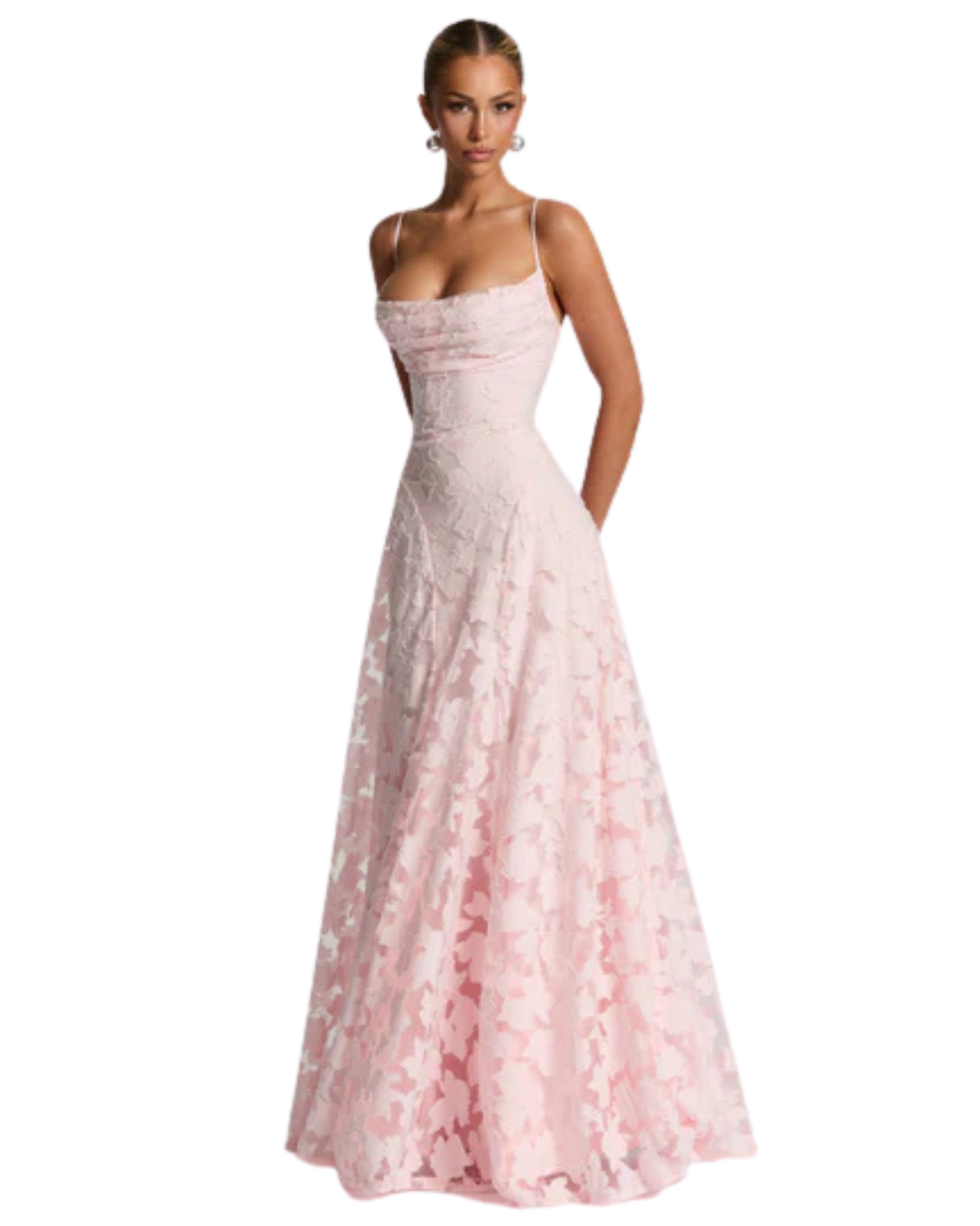 Francisa | Spitzenkorsett-Maxikleid