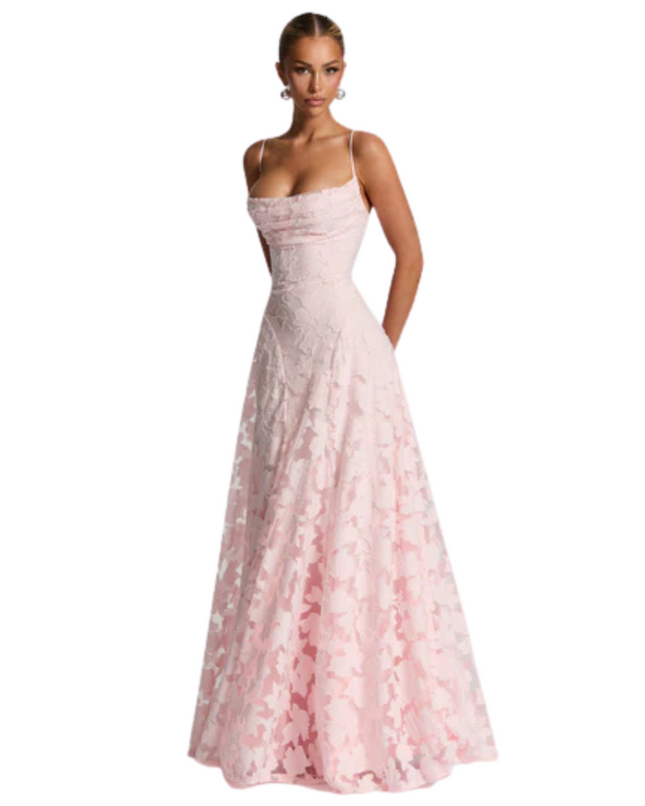 Francisa | Spitzenkorsett-Maxikleid