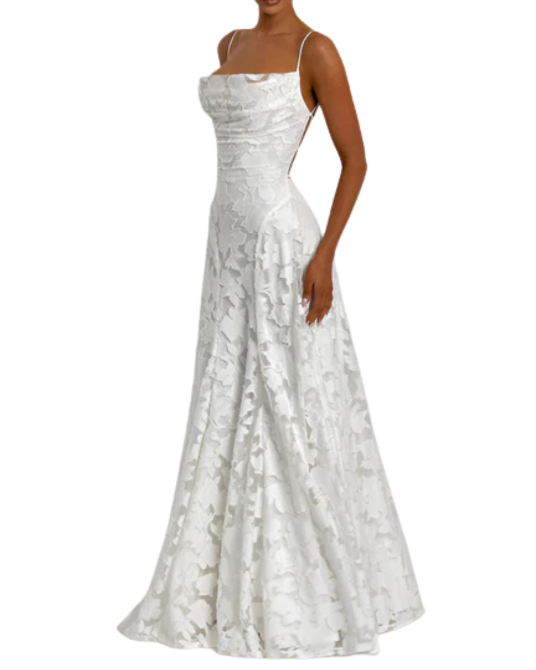 Francisa | Spitzenkorsett-Maxikleid