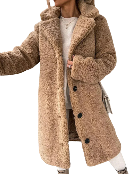 Monica | Stilvoller Teddy-Mantel