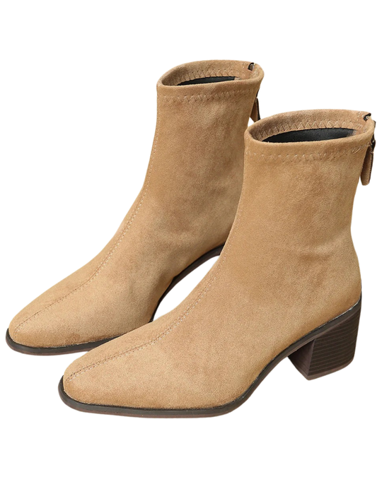 Sheley – Elegante Stiefeletten Aus Wildleder