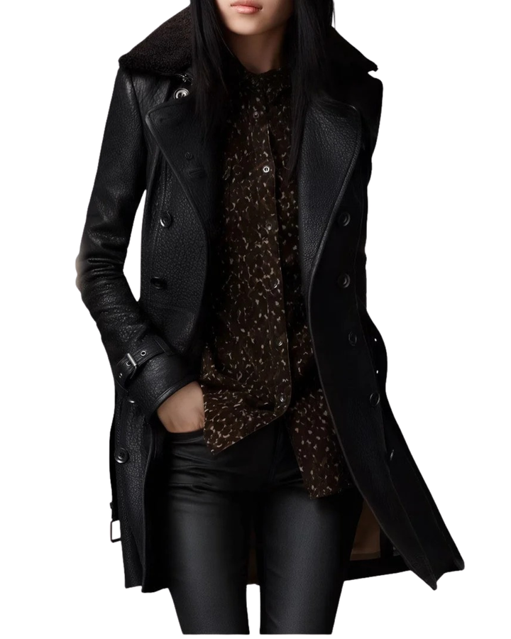 Nina – Moderner Trenchcoat mit raffinierter Linie und vielseitigem Stil