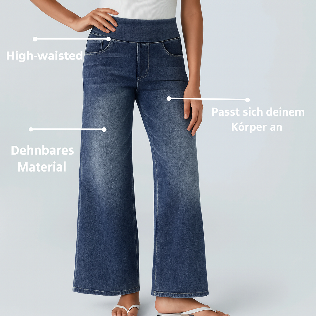 Eva | Bequeme & Elastische Hose mit Hoher Taille