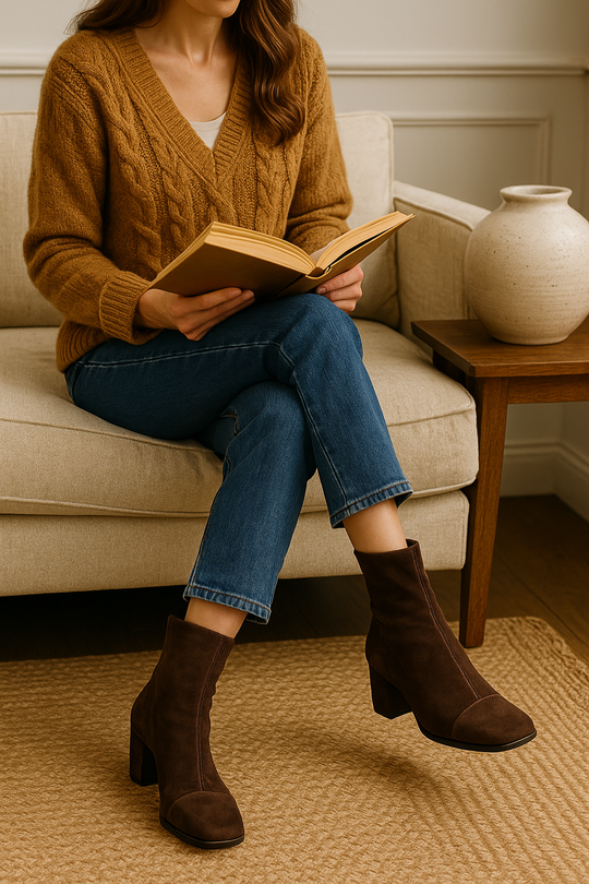 Ana – Eleganten und Bequemen Absatzstiefel