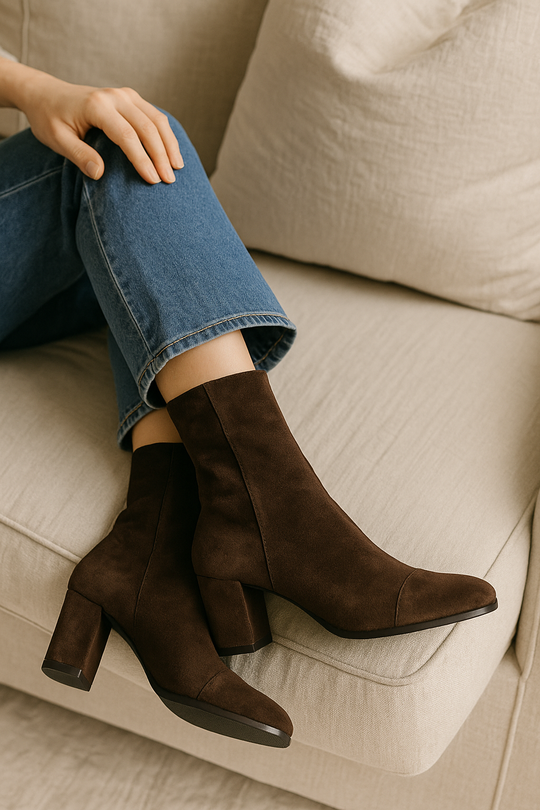 Ana – Eleganten und Bequemen Absatzstiefel