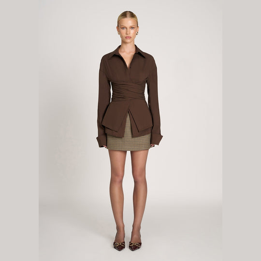 Vive | Elegantes Wickelshirt mit taillierter Passform