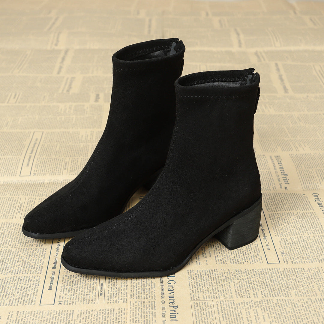 Sheley – Elegante Stiefeletten Aus Wildleder