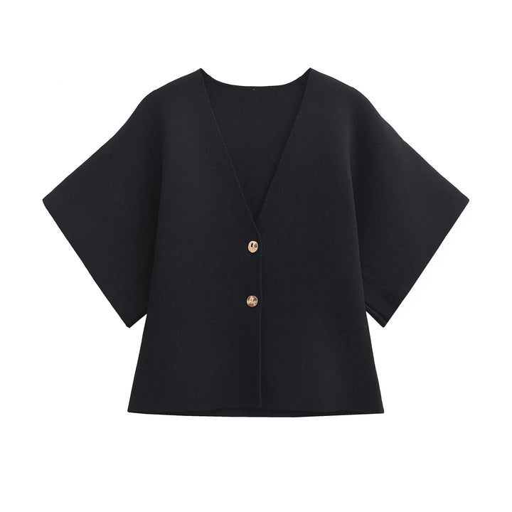 Jade | Minimalistische, elegante Bluse mit Knopfleiste