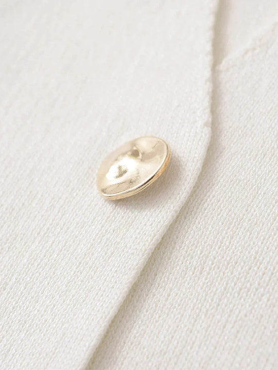 Jade | Minimalistische, elegante Bluse mit Knopfleiste