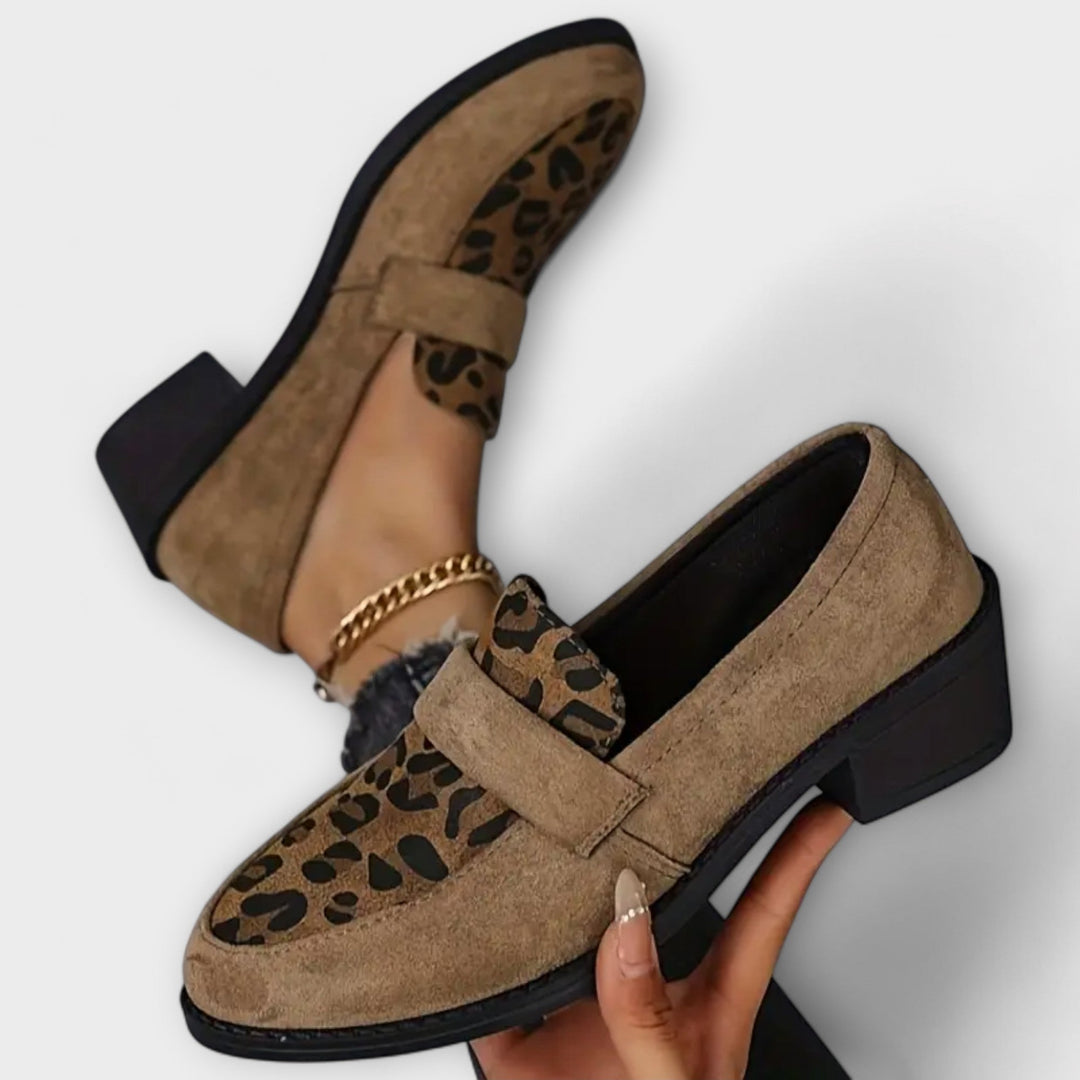 Karla | Elegante Damenschuhe mit Leopardenmuster